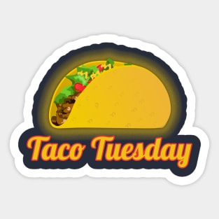 Taco Tuesday by Basement Mastermind Sticker